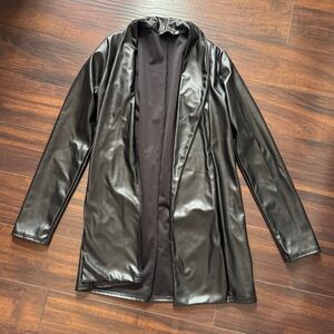 Prettylittlething Oversized black blazer